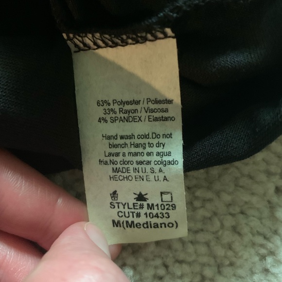 Black leopard sleeve tunic - Picture 7 of 9